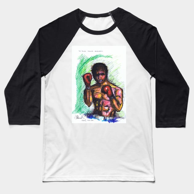 The Boxer Baseball T-Shirt by SpencerHart